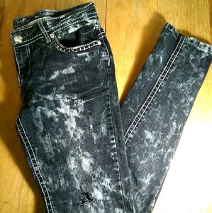 Rue 21 Premiere Denim Distressed Skinny Jeans 9/10